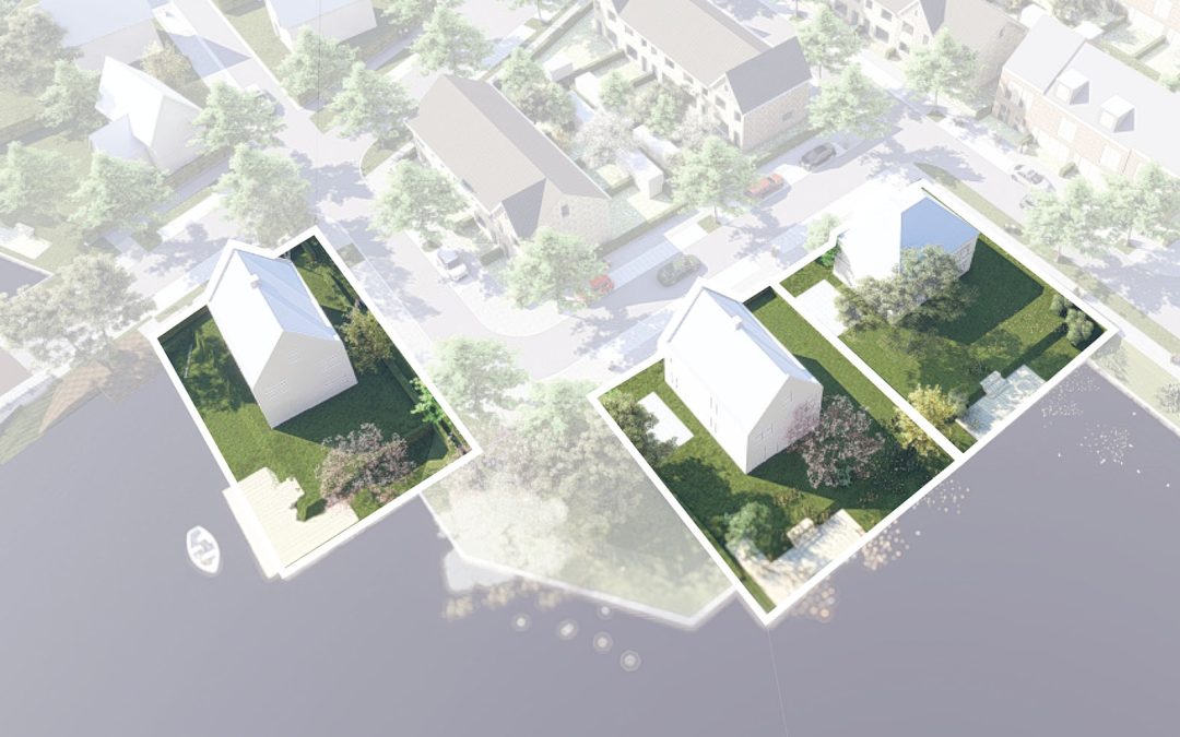 Verkoop 3 zelfbouwkavels is gestart